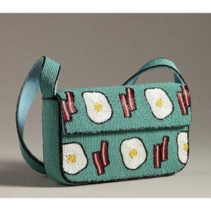 The Fiona Beaded Bag: Food & Drink Bacon & Eggs